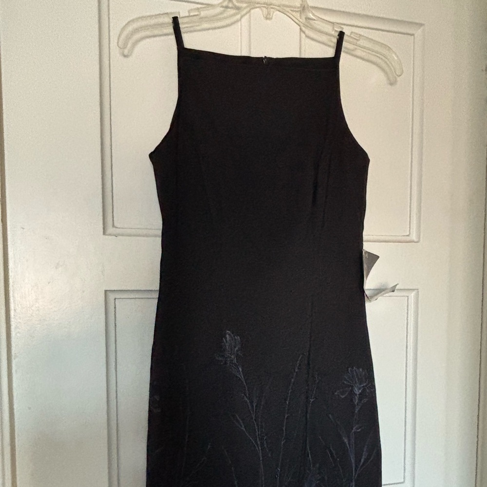 CDC Petite Black Floral Mini Dress
